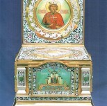 Ковчег с частицей мощей святого равноапостольного князя Владимира.