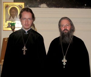 Архимандрит Закхей (Вуд) и священник Георгий Сергеев