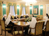 Заседание Священного Синода Русской Православной Церкви.