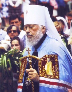 Metropolitan Vladimir of Kiev (1935-2014). Kiev-Pechersk Lavra. 1997.