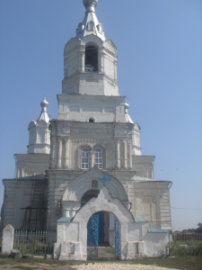 Знаменский храм с.Борки Курской епархии.