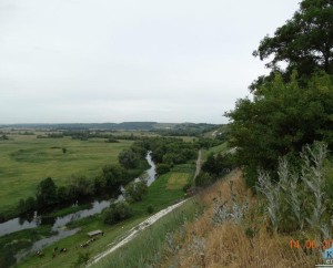 Вид на Слобожанскую Украйну от Никольского монастыря Курской епархии. 2015г.