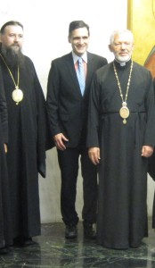 Митрополит Сотирий и епископ Иов.