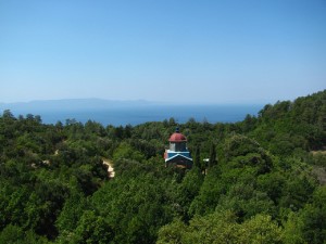 Келлия в честь Почаевской иконы. Афон. 