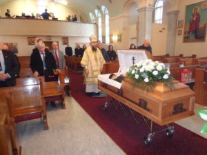 Funeral Service Saturday, December 31 at 10:00 a.m. at St. Barbara Russian Orthodox Cathedral. His Grace Iov, Bishop of Kashira.