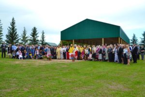 Общее фото участников торжеств в честь 120-летия Православия в Канаде. Восток. 23.07.2017