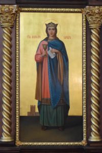 Икона св.Варвары. Иконостас Кафедрального собора. Эдмонтон