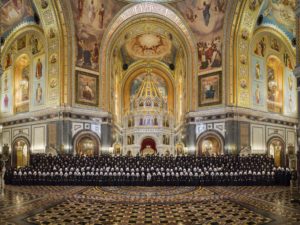 Общая фотография участников Архиерейского собора Русской Православной Церкви 2017 года