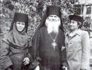 Прп. Лаврентий Черниговский с духовными чадами