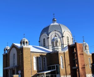 St. Barbara Russian Orthodox Cathedral in Edmonton. Alberta. Canada