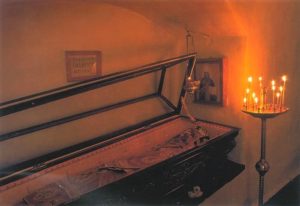 Мощи священномученика Владимира Киевского в Ближних пещерах Свято-Успенской Киево-Печерской Лавры