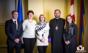 Православные участники с армянским епископом